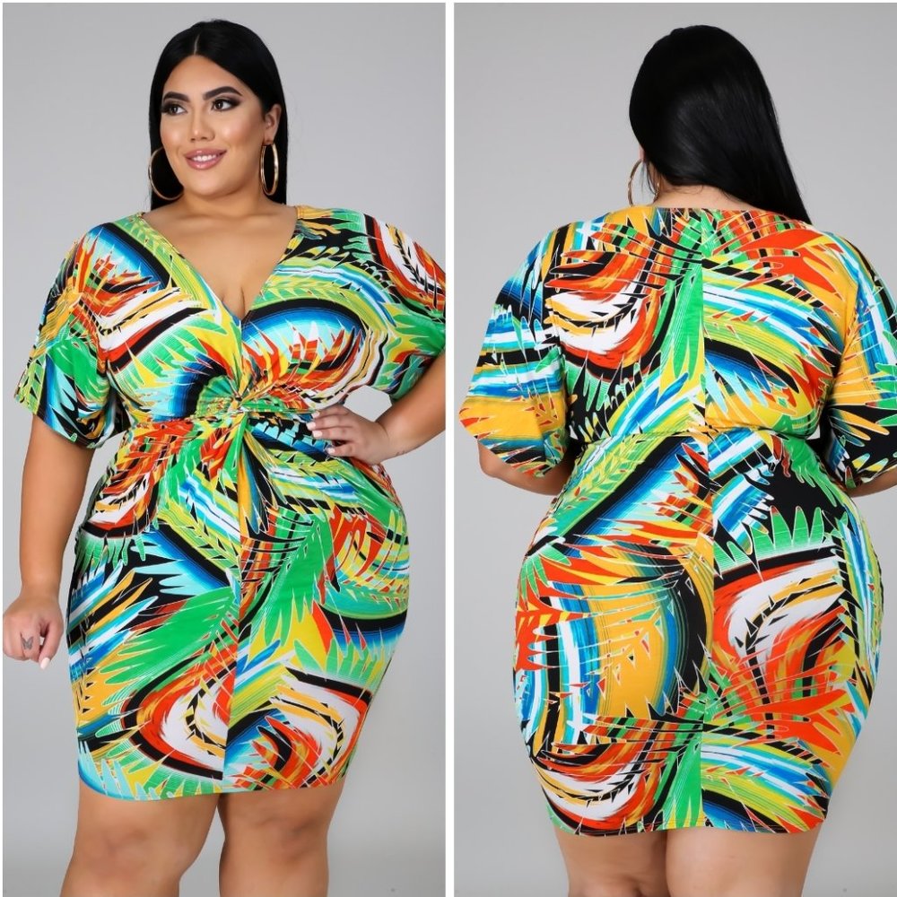 Colorful vibes dress